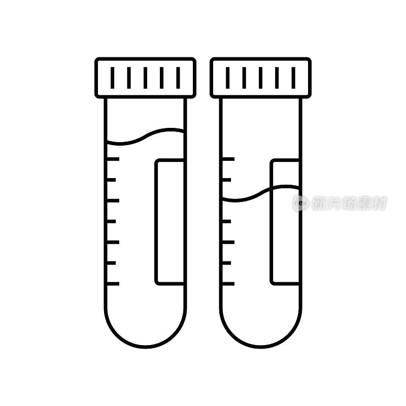 血液检测线图标