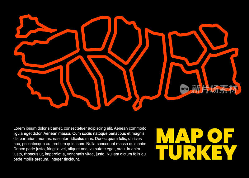 土耳其地图页面设计