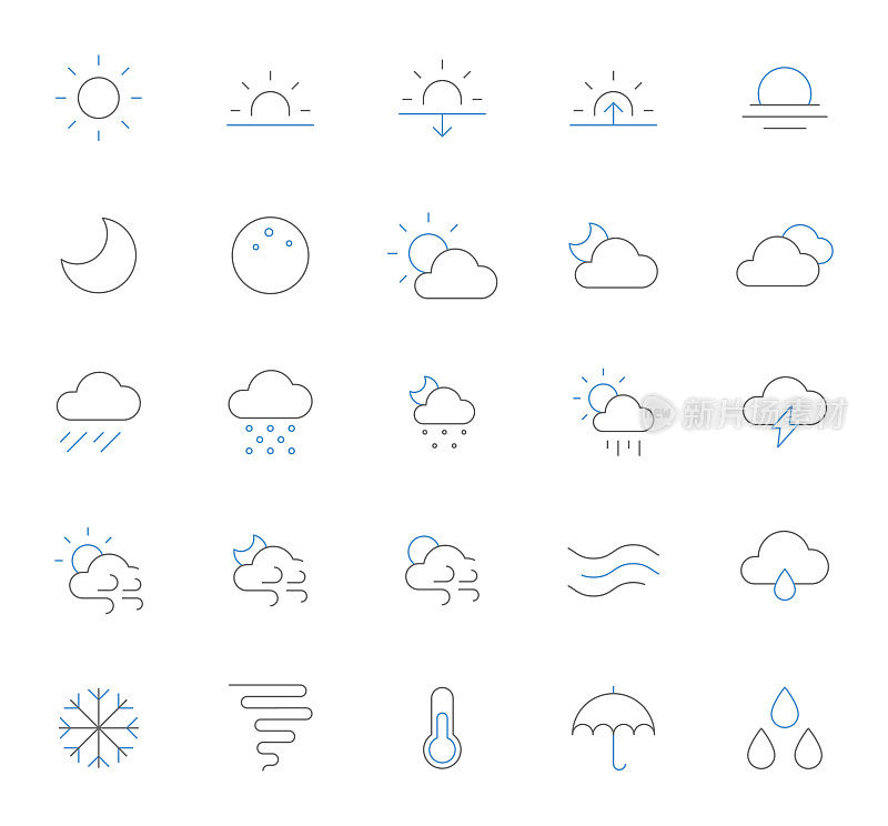 天气图标套装