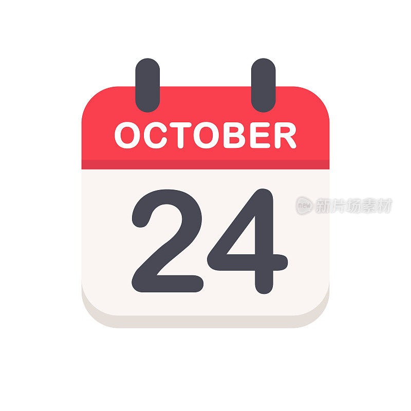 10月24日-日历图标