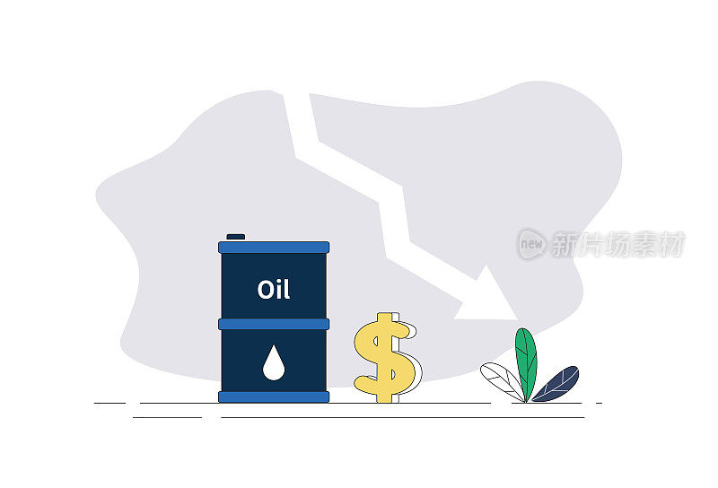 美元、石油价格下跌。