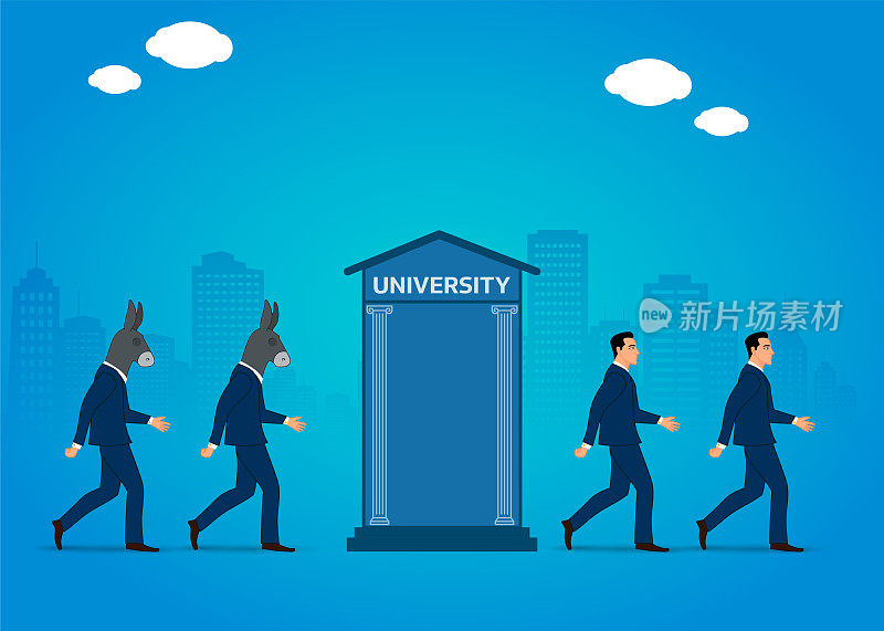 在大学学习