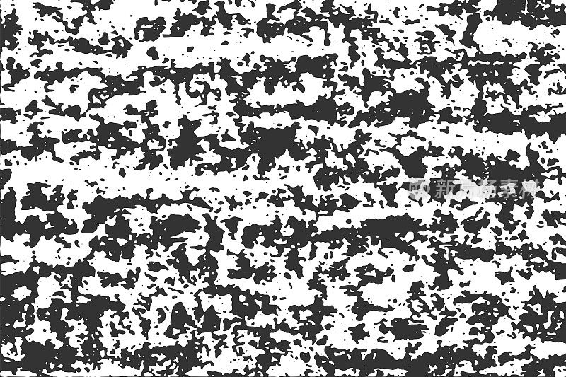 Grunge黑色纹理。绘制旧的磨损表面。肮脏城市背景