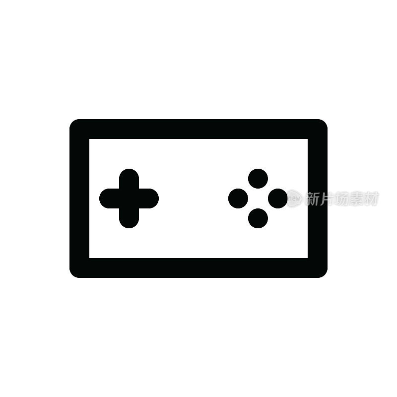 设备细线图标-可编辑笔画