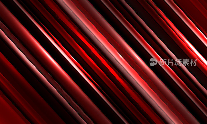 抽象红色条纹线斜线速度几何动态图案设计现代未来主义背景纹理矢量