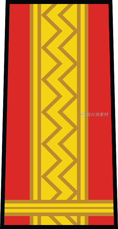 肩垫军事北约罗马尼亚少校军官徽章(MAJOR)