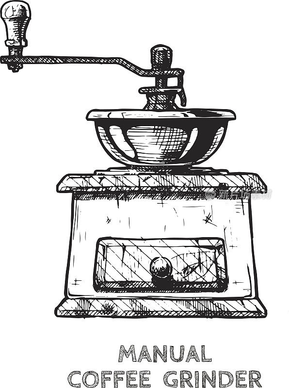 手动磨毛刺咖啡机