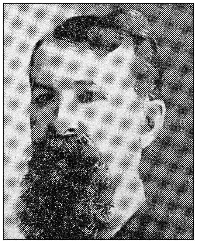 古董名人肖像:威廉・T・齐诺