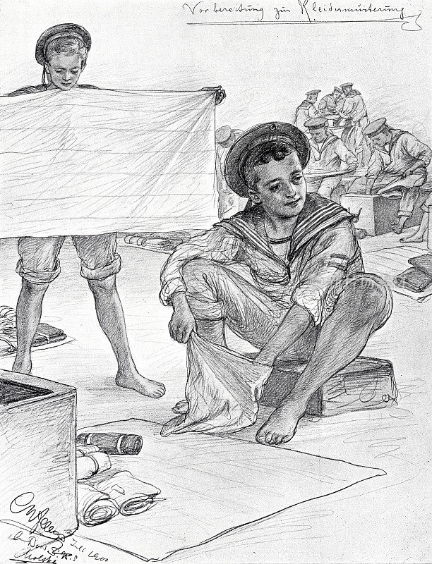 德国海军,准备服装检验