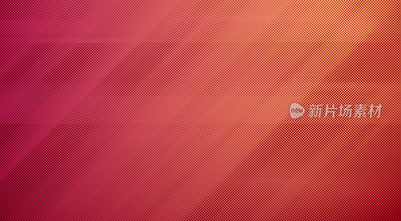 红色半色调模糊线条背景