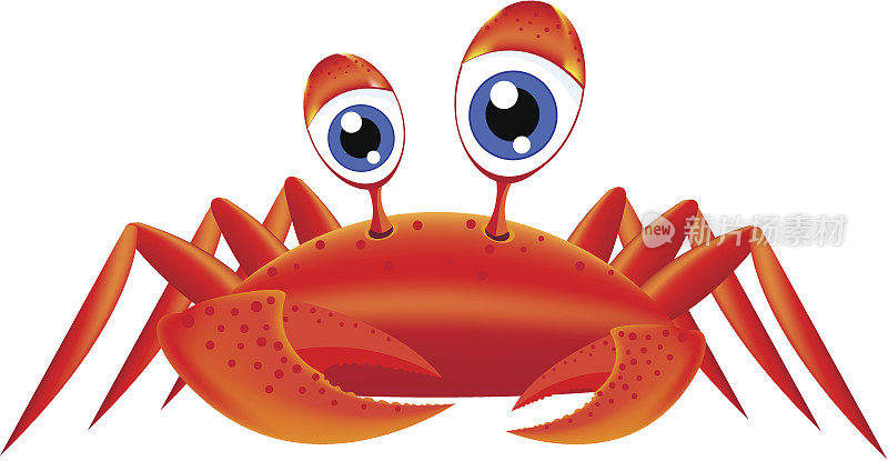 Merry-eyed螃蟹。