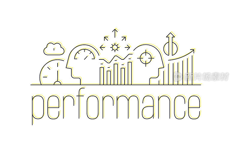 性能线图标设计