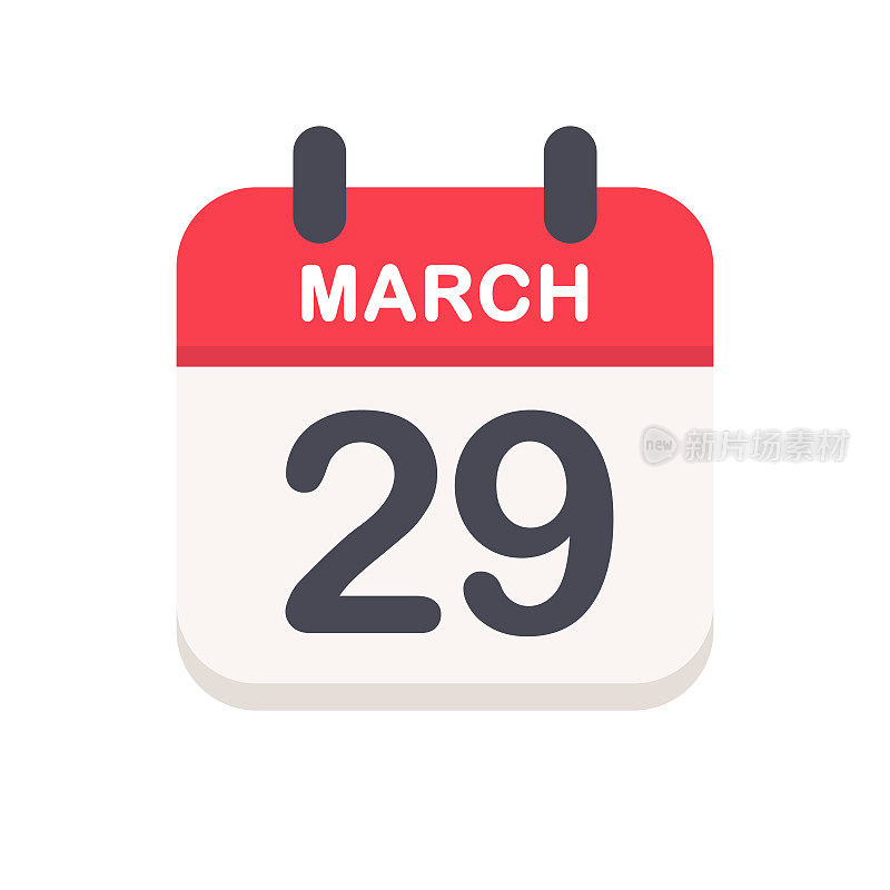 3月29日-日历图标