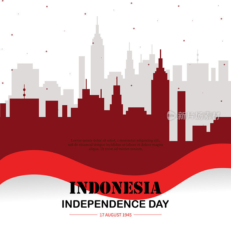 印度尼西亚独立日的背景。