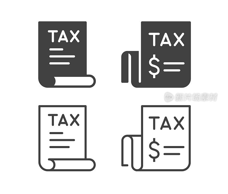 税务-插图及图标