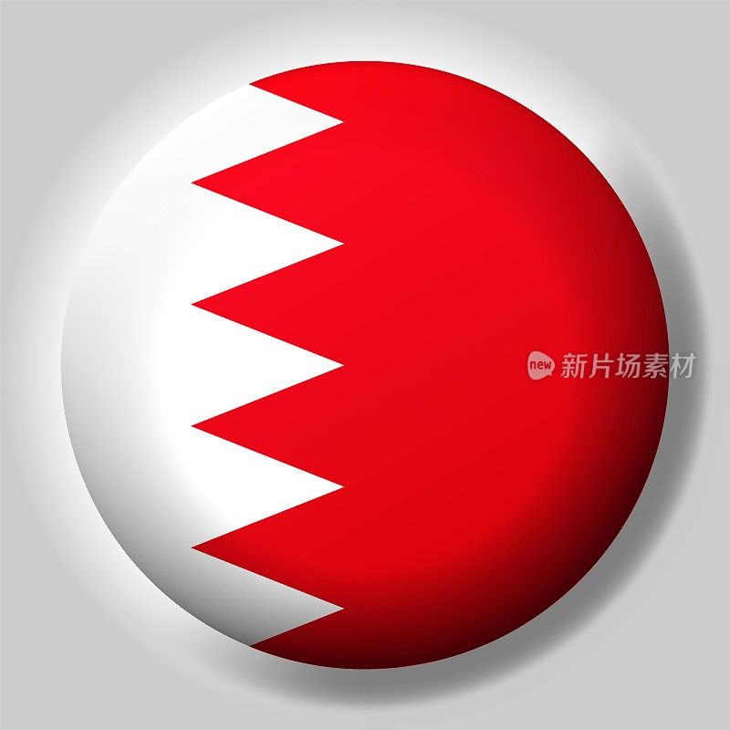 巴林国旗纽扣