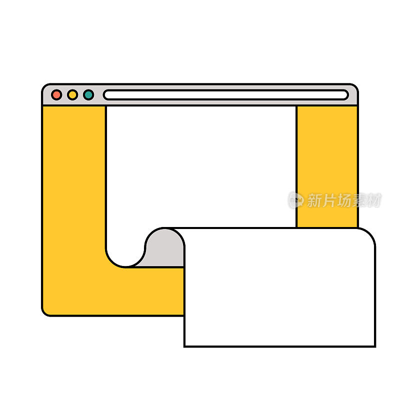 Web浏览器文档折叠