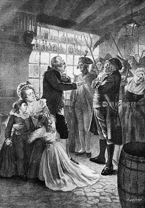 法国路易十六和玛丽・安托瓦内特被捕