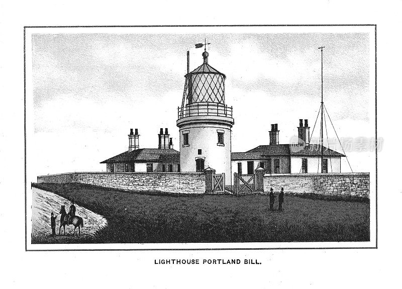 波特兰比尔的旧灯塔;韦茅斯观点专辑1893