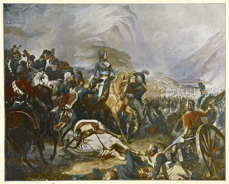 拿破仑在里沃利战役中，亨利・菲利波托(1797年1月14日至15日)是第一次反法联盟战争中的一场关键的军事交战