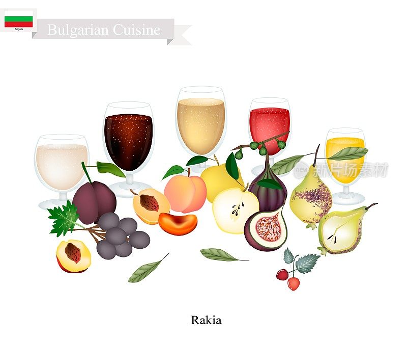 水果白兰地，保加利亚流行的饮料