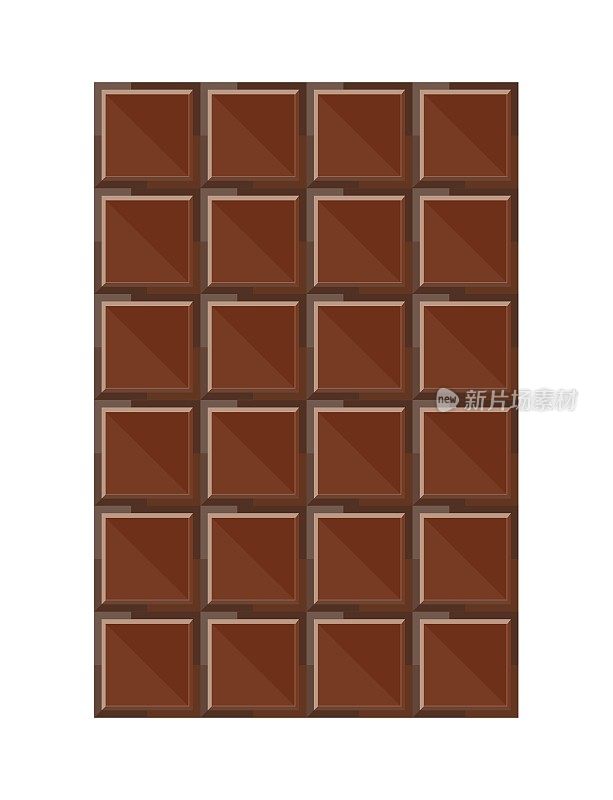 巧克力条矢量图