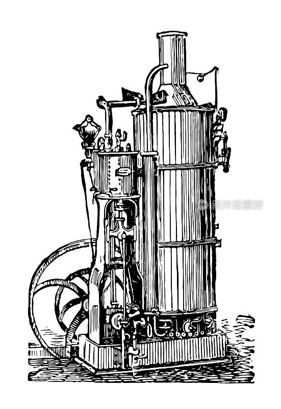 蒸汽动力的机器和设备