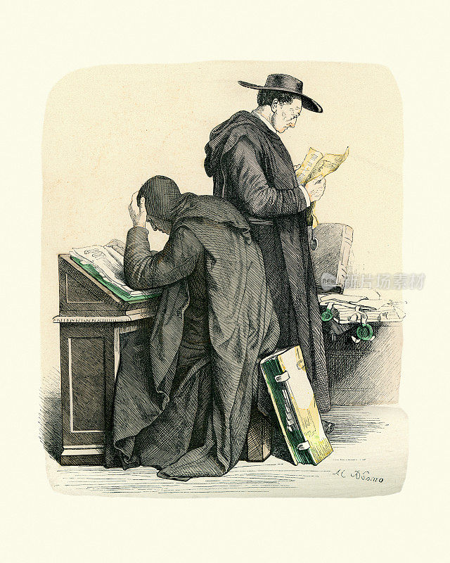本笃会修士，习惯，学习圣经，19世纪