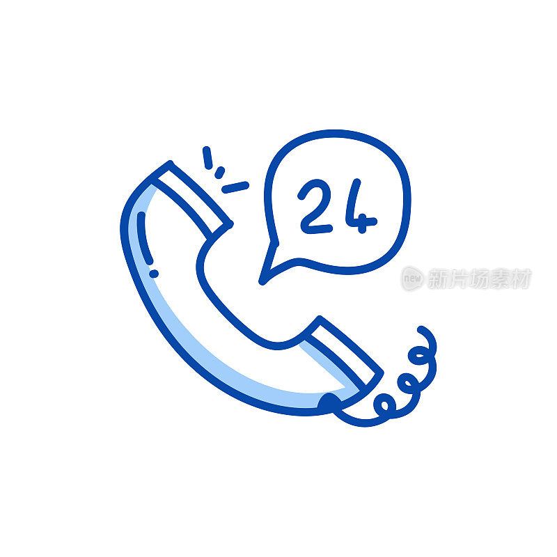 24H支持手绘线图标和草图设计