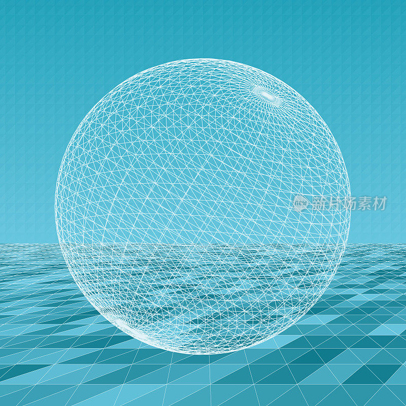 Lake三维抽象向量球