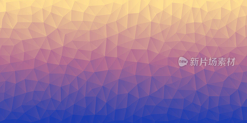 多边形镶嵌与紫色渐变-抽象的几何背景-低多边形