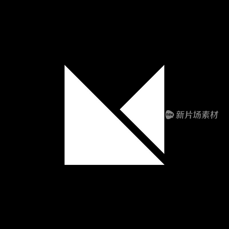 字母M标志