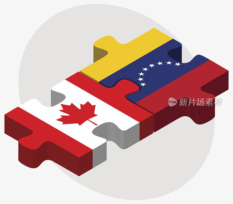加拿大和委内瑞拉国旗