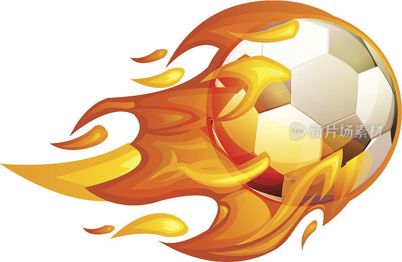 燃烧的足球-插图