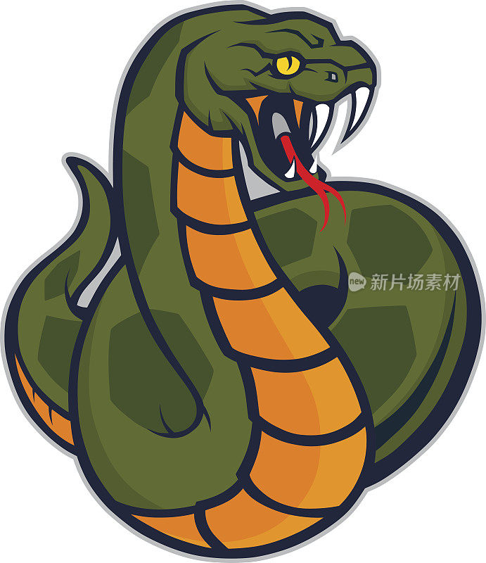 毒蛇蛇吉祥物