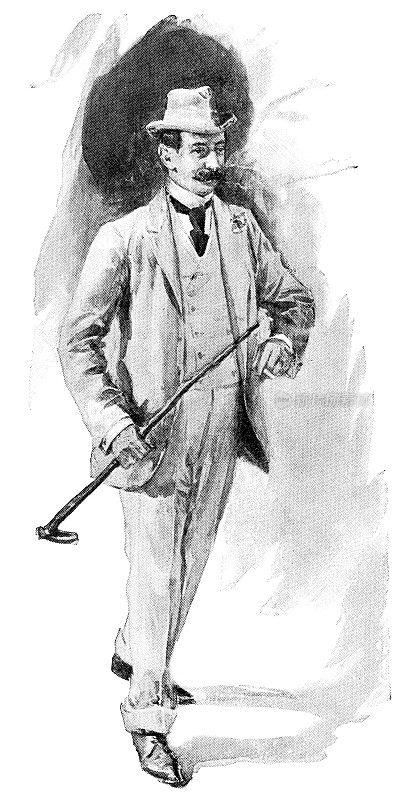 19世纪,维多利亚时代的男人