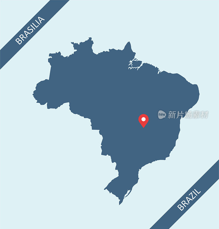 巴西的地图