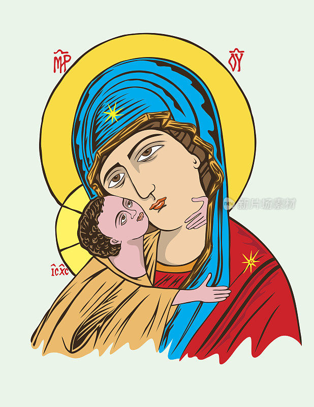 圣母玛利亚和小基督