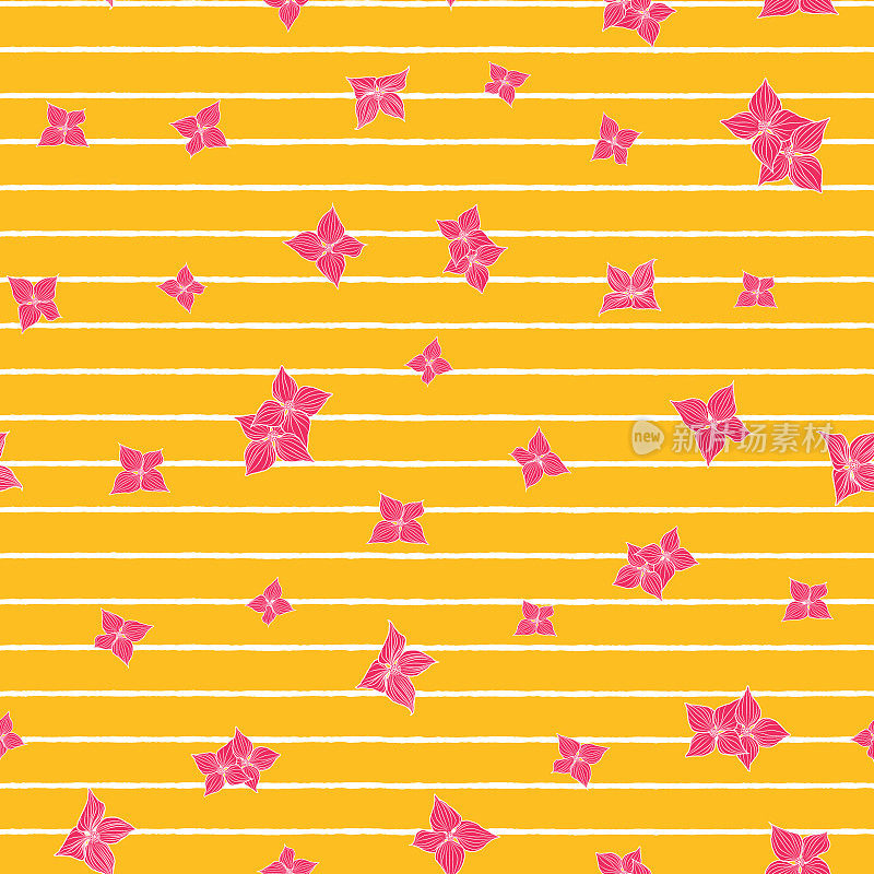 粉色山茱萸花白色垂直条纹纹理背景设计
