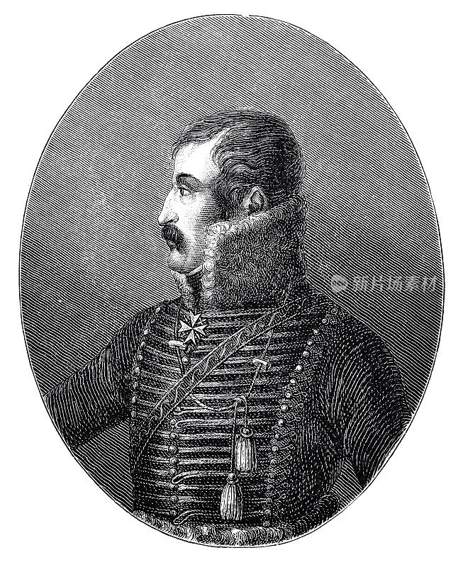 费迪南德・巴蒂斯特・冯・希尔，普鲁士军官