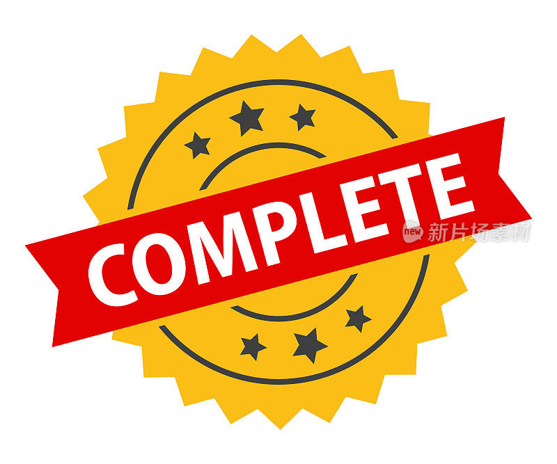 完整-印章，印鉴，印章模板。向量股票插图