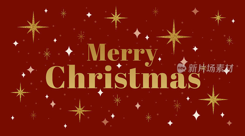 快乐的节日贺卡与现代几何背景。