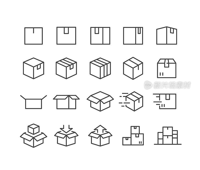 盒子图标-经典系列