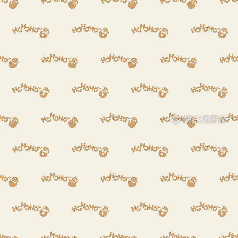 圣诞老人无缝图案