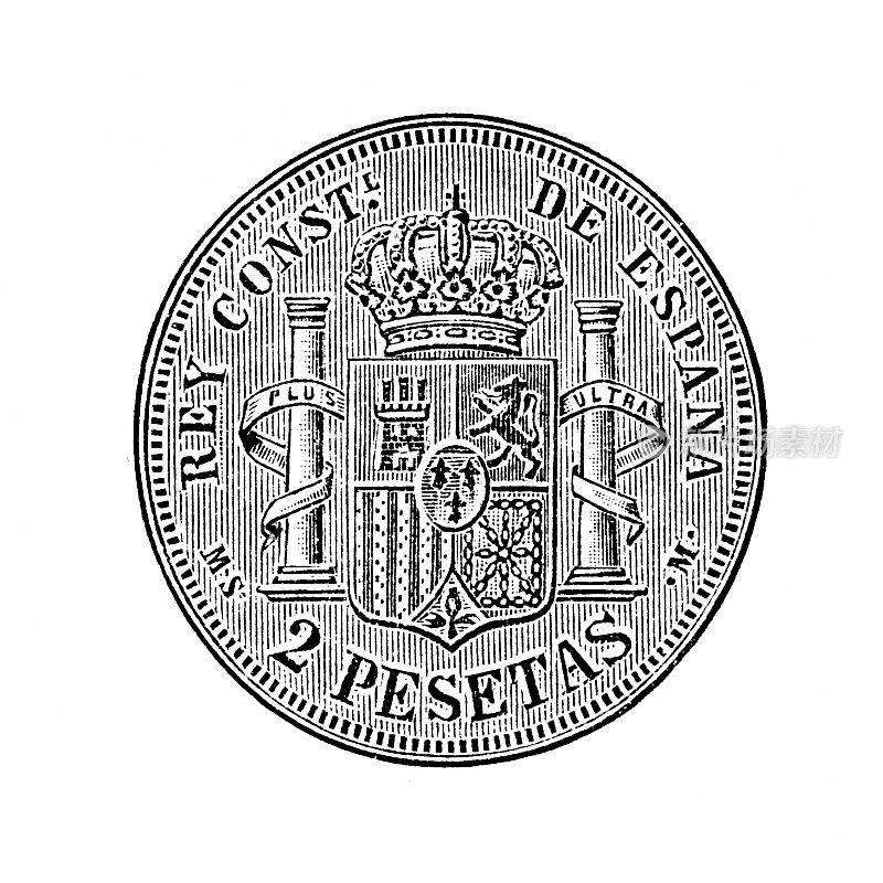 西班牙银币，18世纪