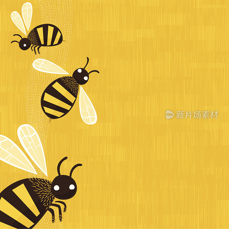 蜜蜂的背景