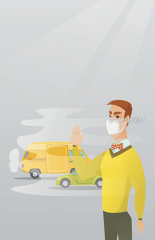 汽车尾气造成的空气污染