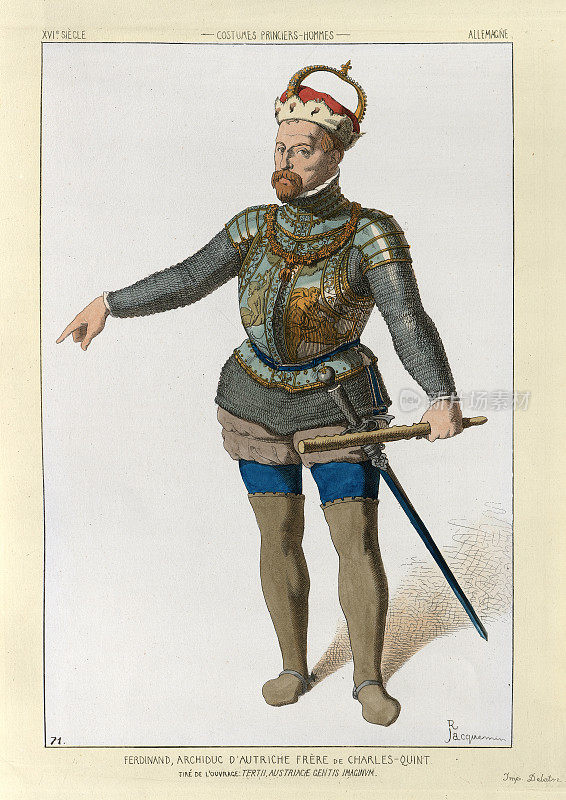 斐迪南，奥地利大公，后来的神圣罗马帝国皇帝