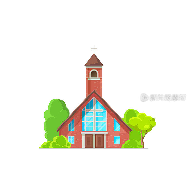 红砖天主教堂，福音塔的图标