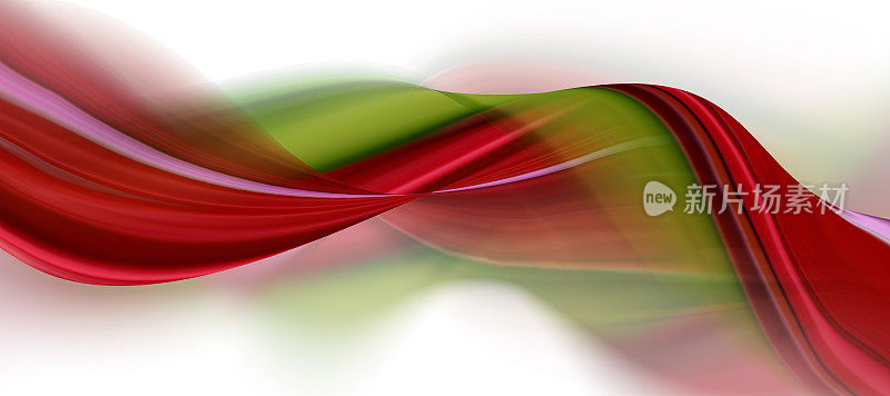 用绿色和红色调抽象技术背景